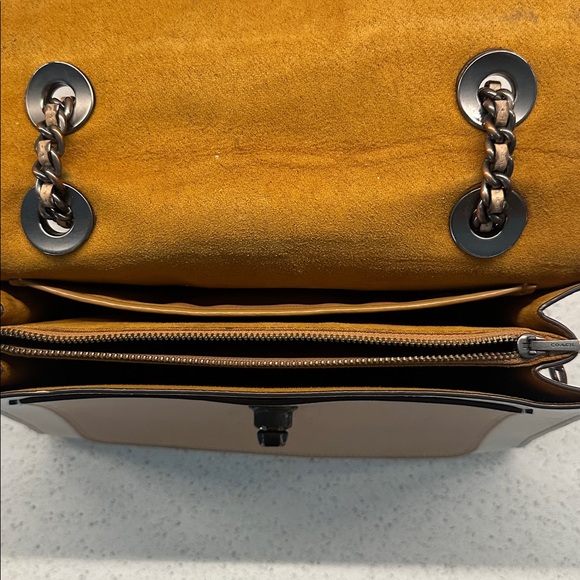 COACH Patchwork Chain Shoulder Bag - Picture 5 of 7